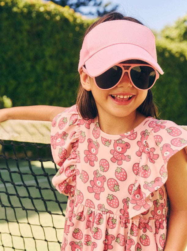 Huxbaby: Berry Bear Frill Dress - Candy