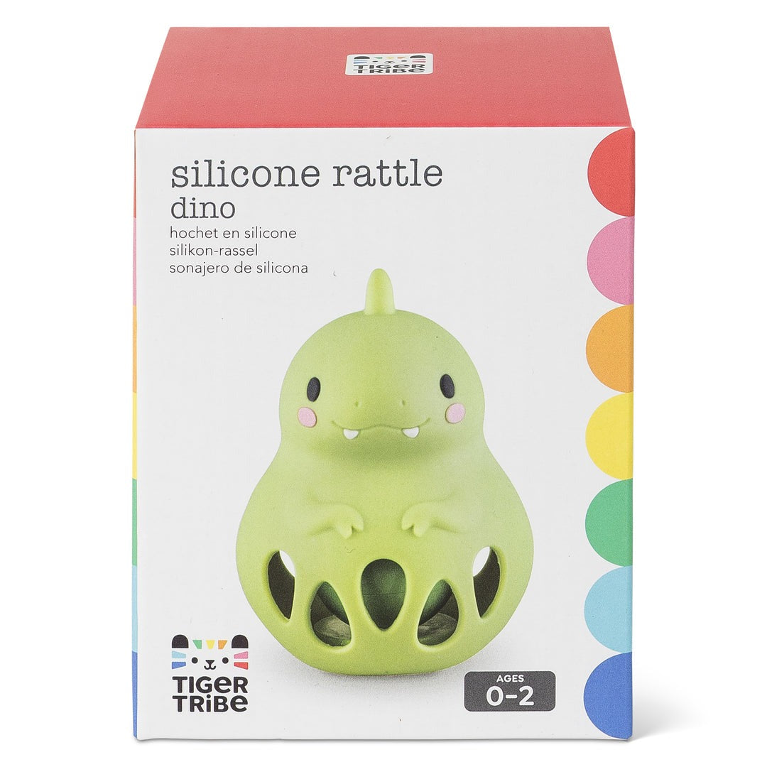 Tiger Tribe: Silicone Rattle - Dino