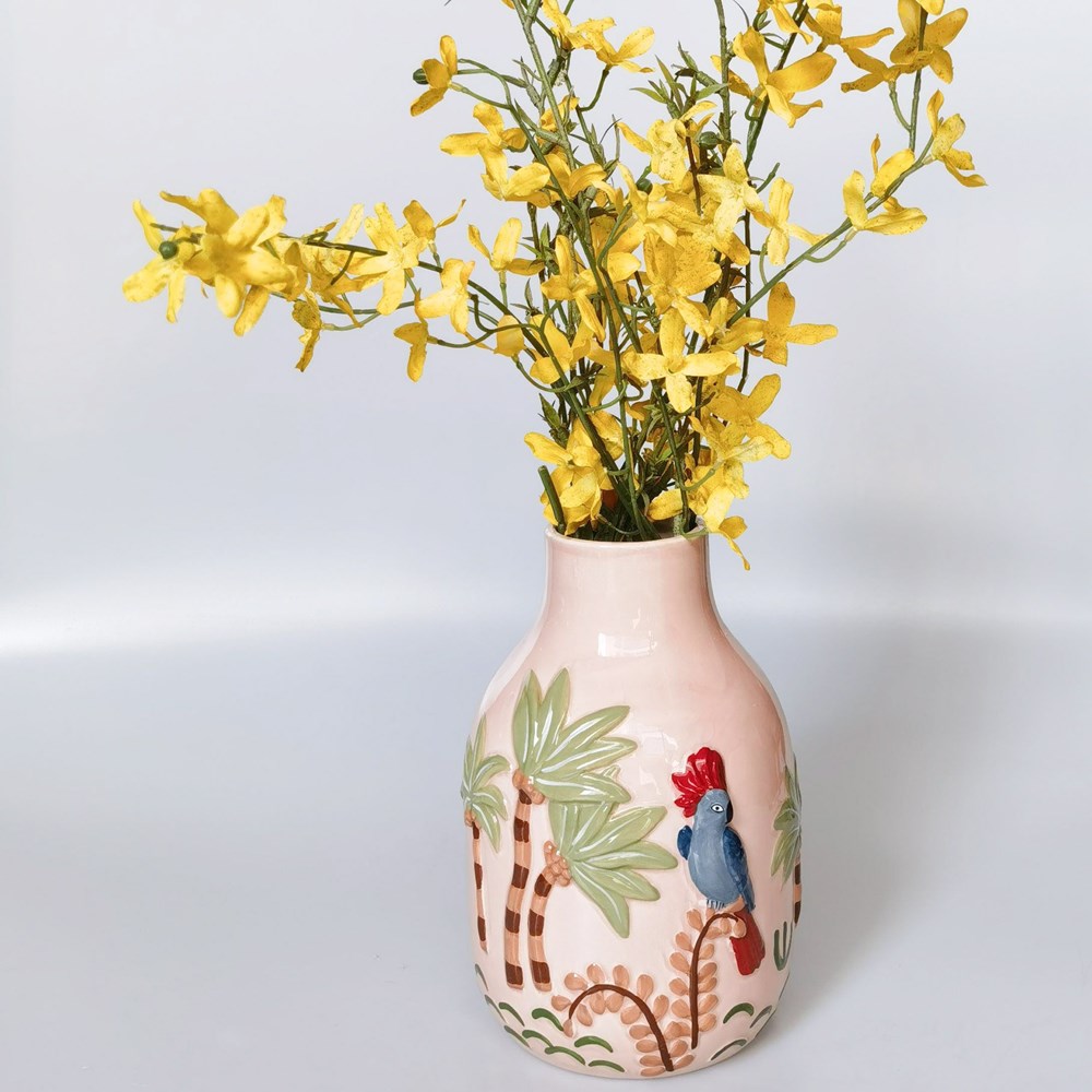 Madagascar Vase Pink 21 cm
