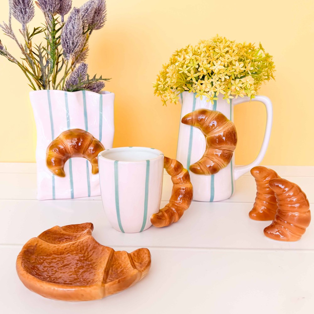 Croissant Bag Vase 18 cm