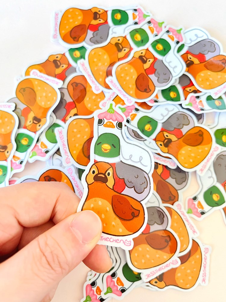 JESSTHECHEN: Sticker Duck Stack