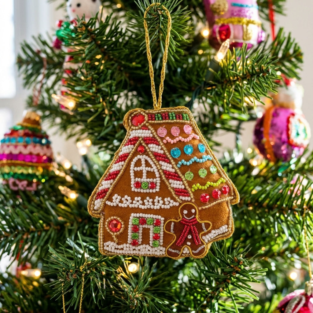 AI creative — Gingerbread House Decoration
