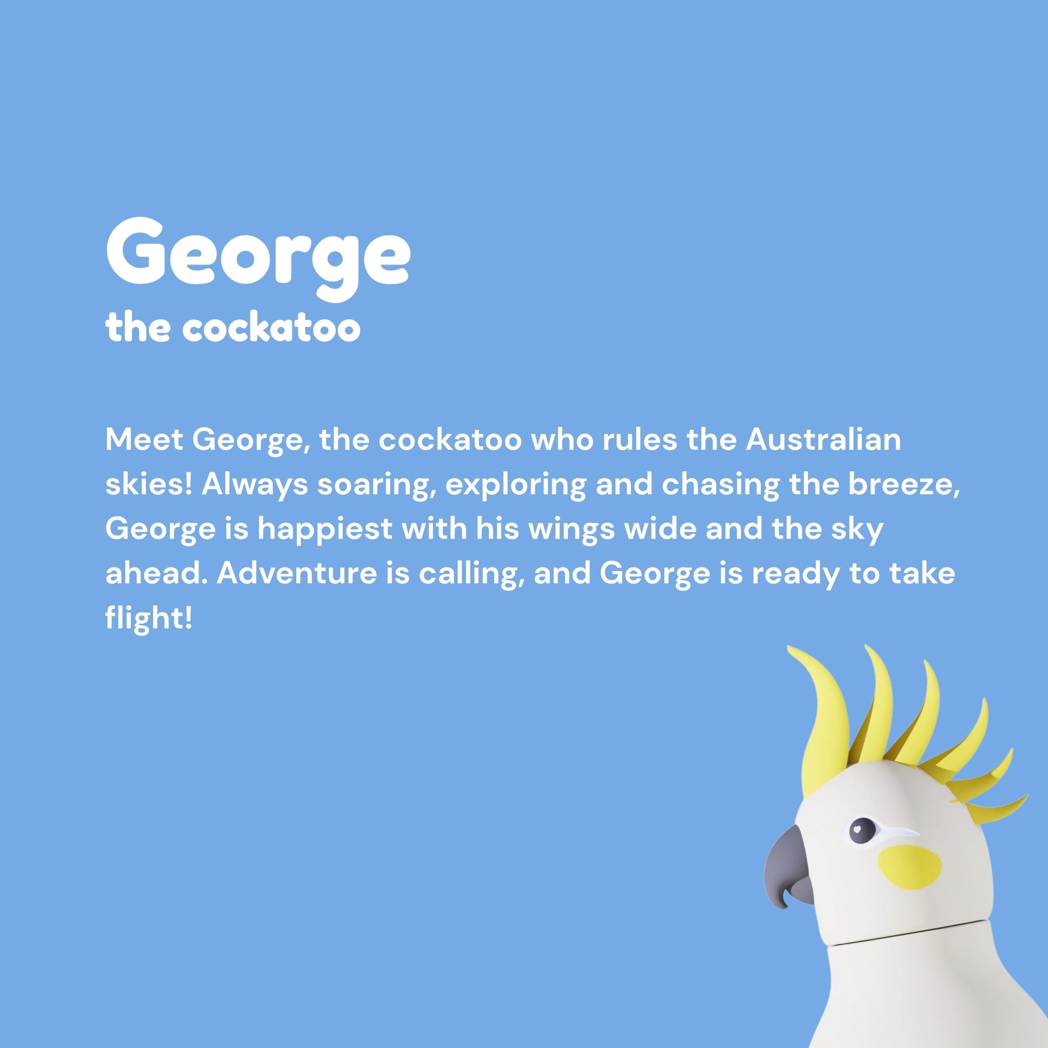 Asobu Bestie Bottle - Cockatoo 460ml