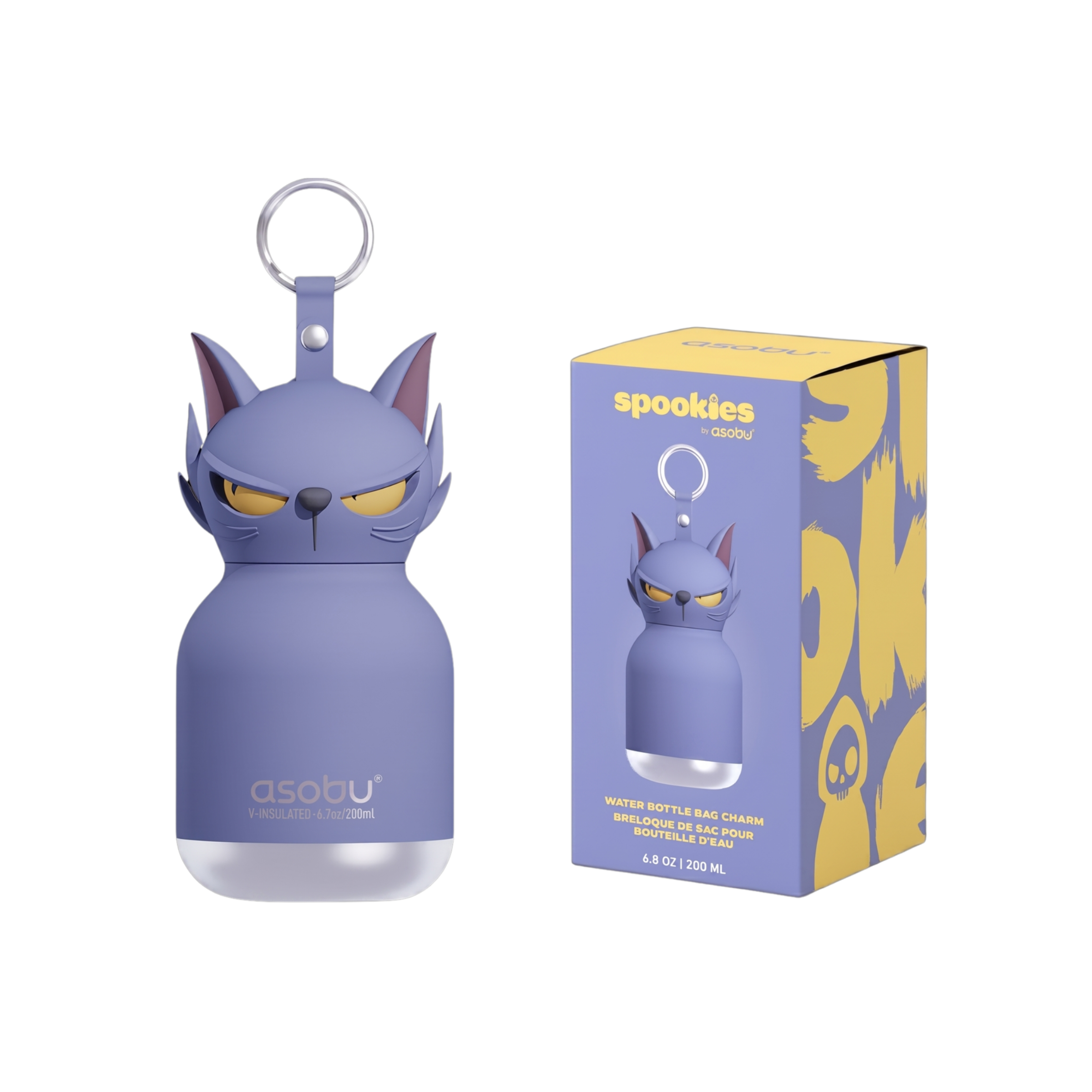 Asobu Spookie Bottle Mini 200ml - Phantom Cat