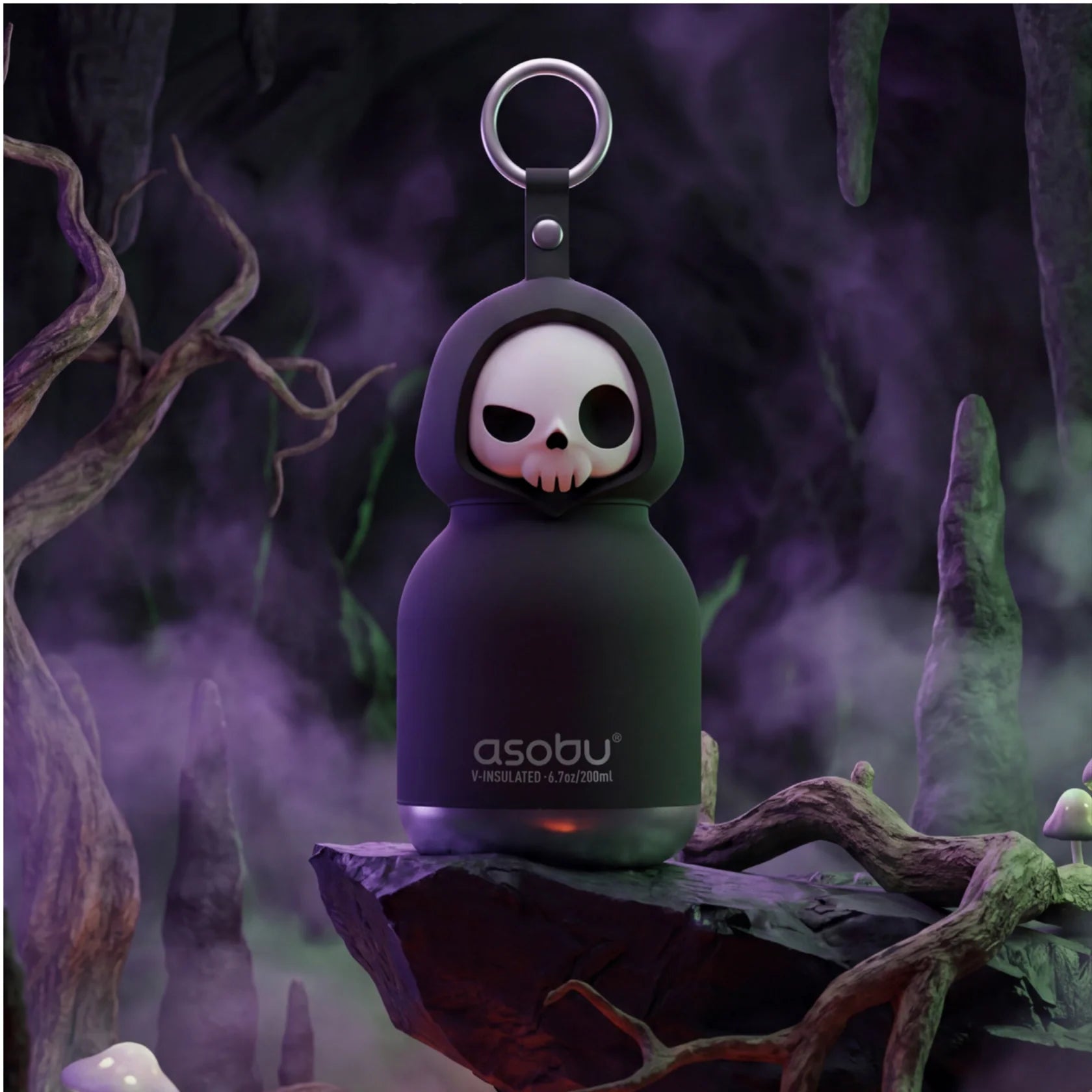 Asobu Spookie Bottle Mini 200ml - Skeleton