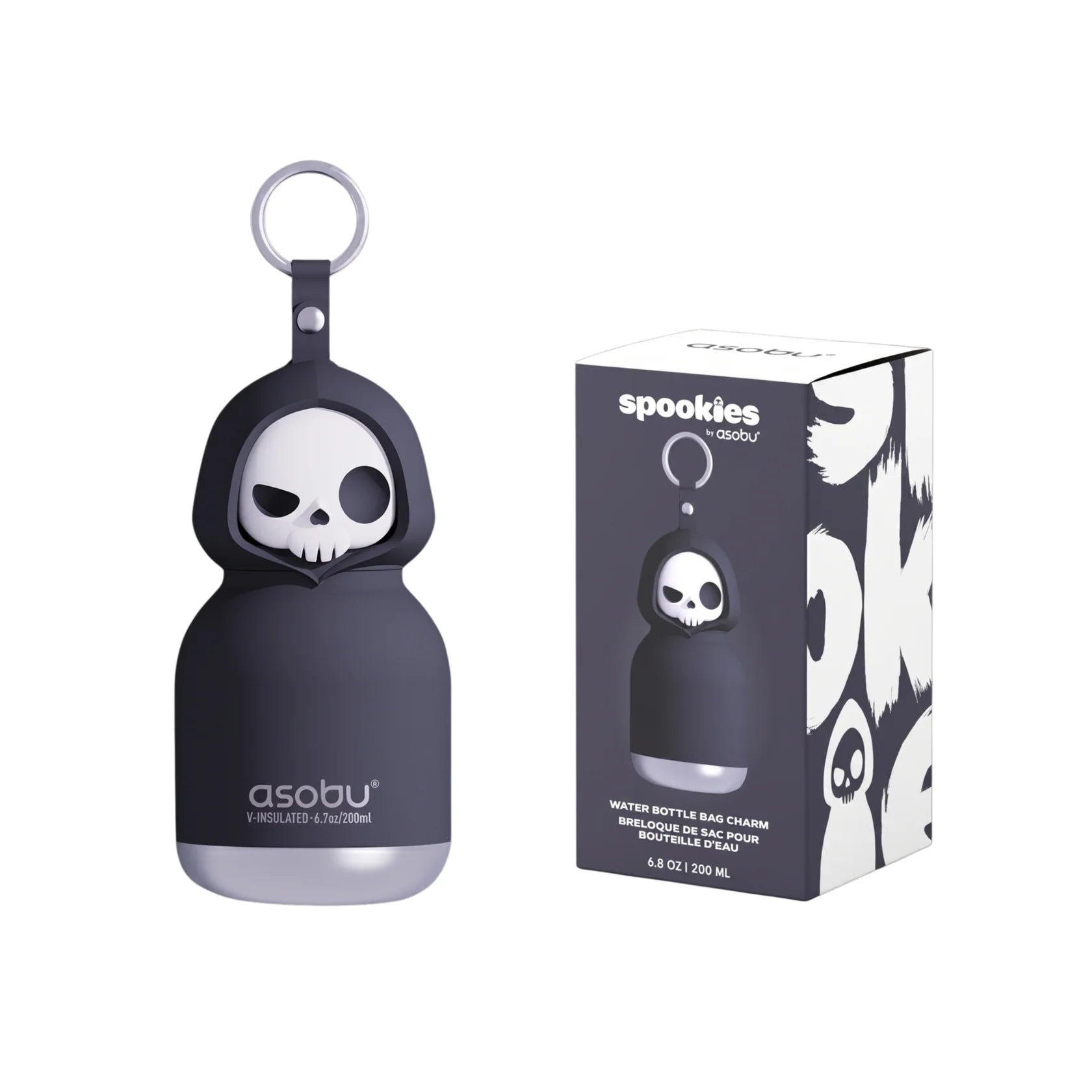 Asobu Spookie Bottle Mini 200ml - Skeleton