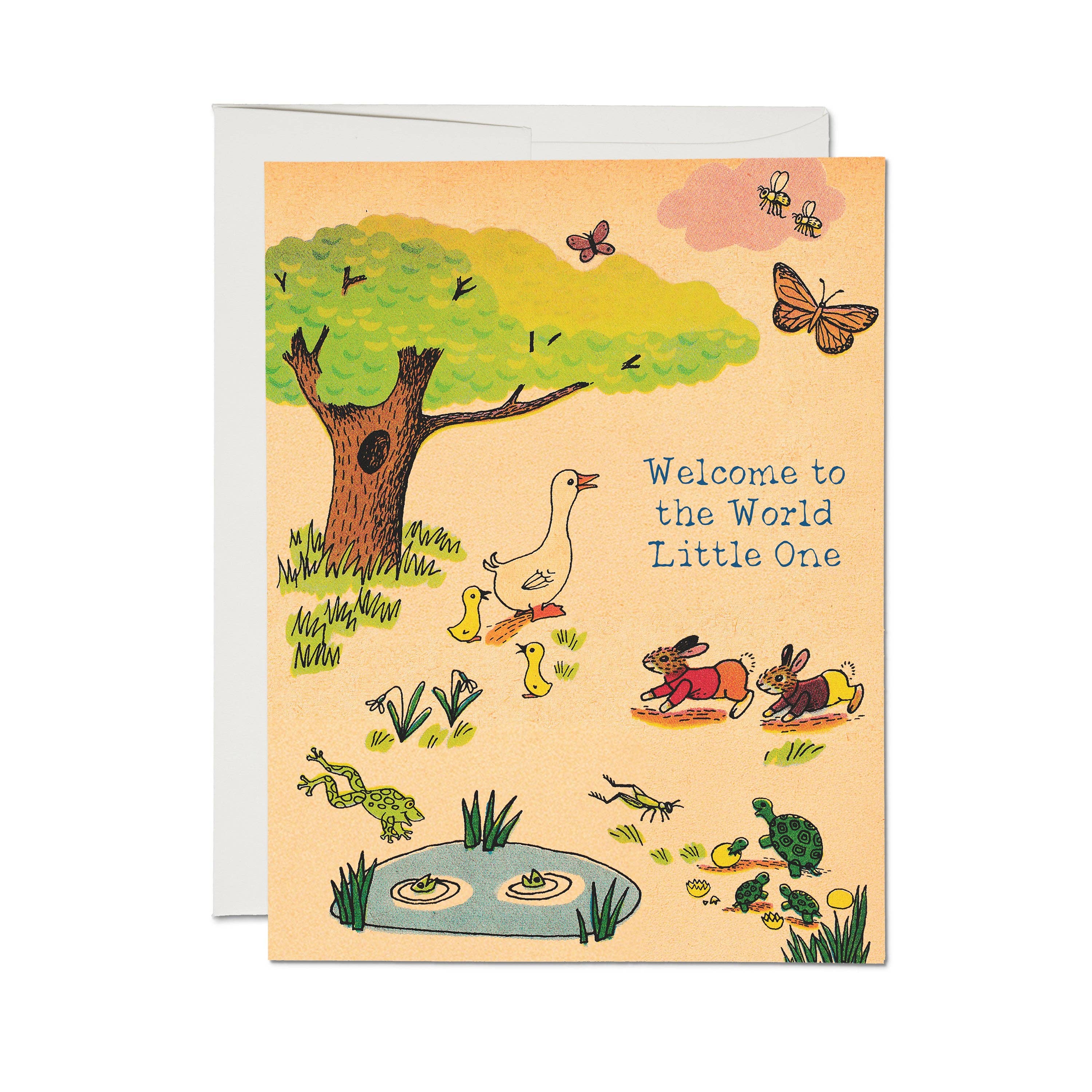 Red Cap: Whimsy Hollow Greeting Card