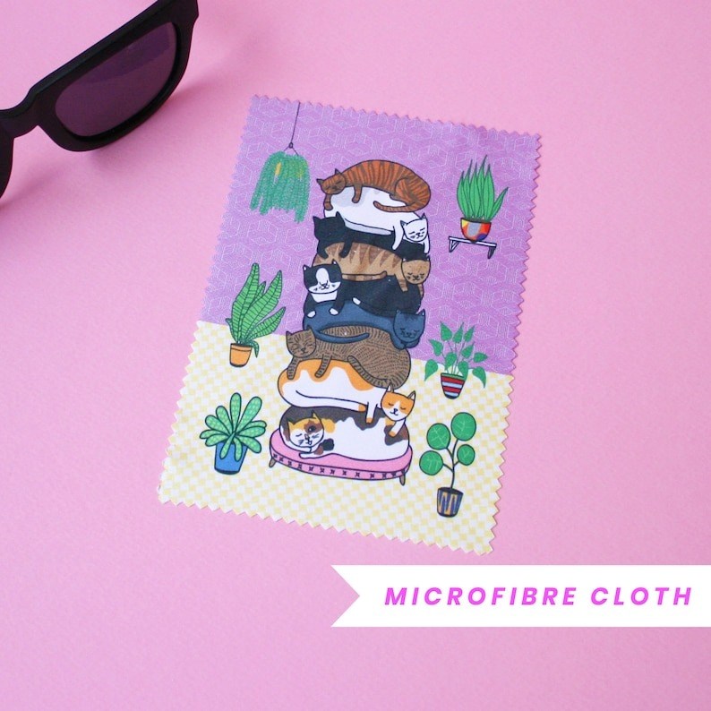 Microfibre Cloth - Cat Stack