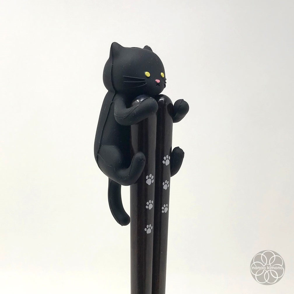 Concept Japan: Chopsticks with Cat Holder Black Cat