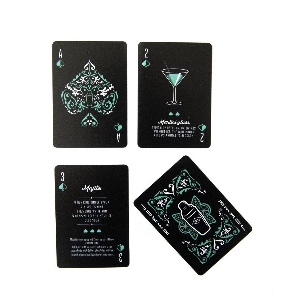 Gentlemen's Hardware: Cocktail Themed Playing Cards