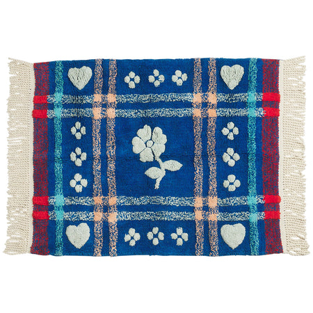 Sage and Clare: Josephine Bath Mat - Blue Bell