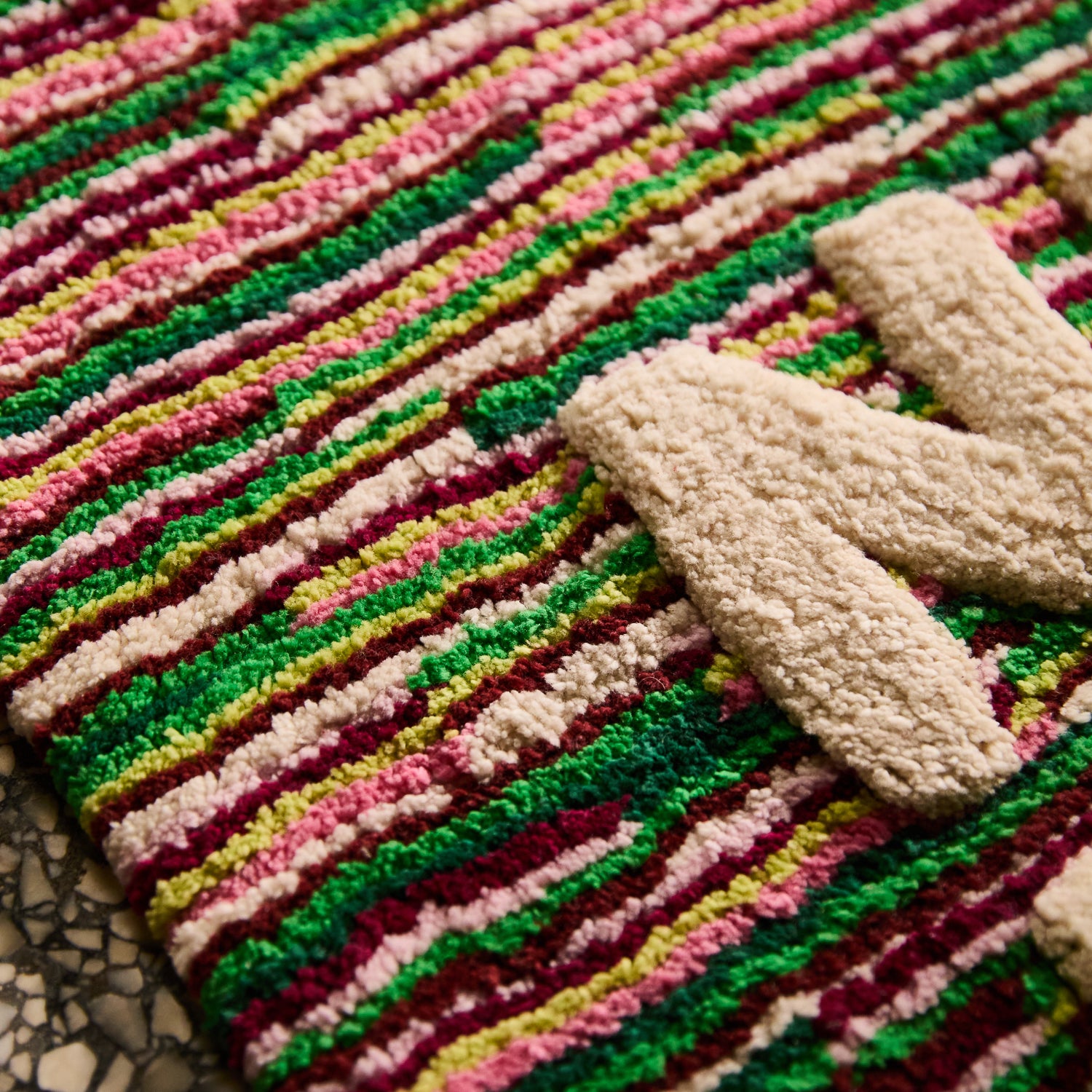 Sage x Clare Tula Nudie Bath Mat - Rosewood