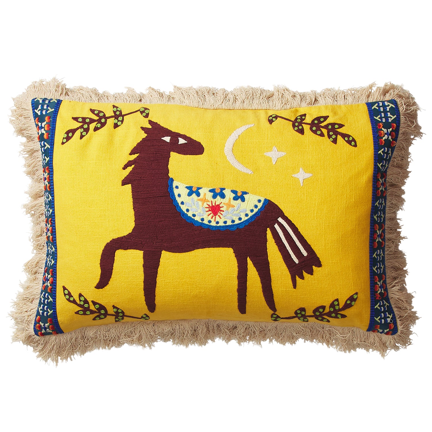 Sage and Clare Arlo Embroidered Cushion