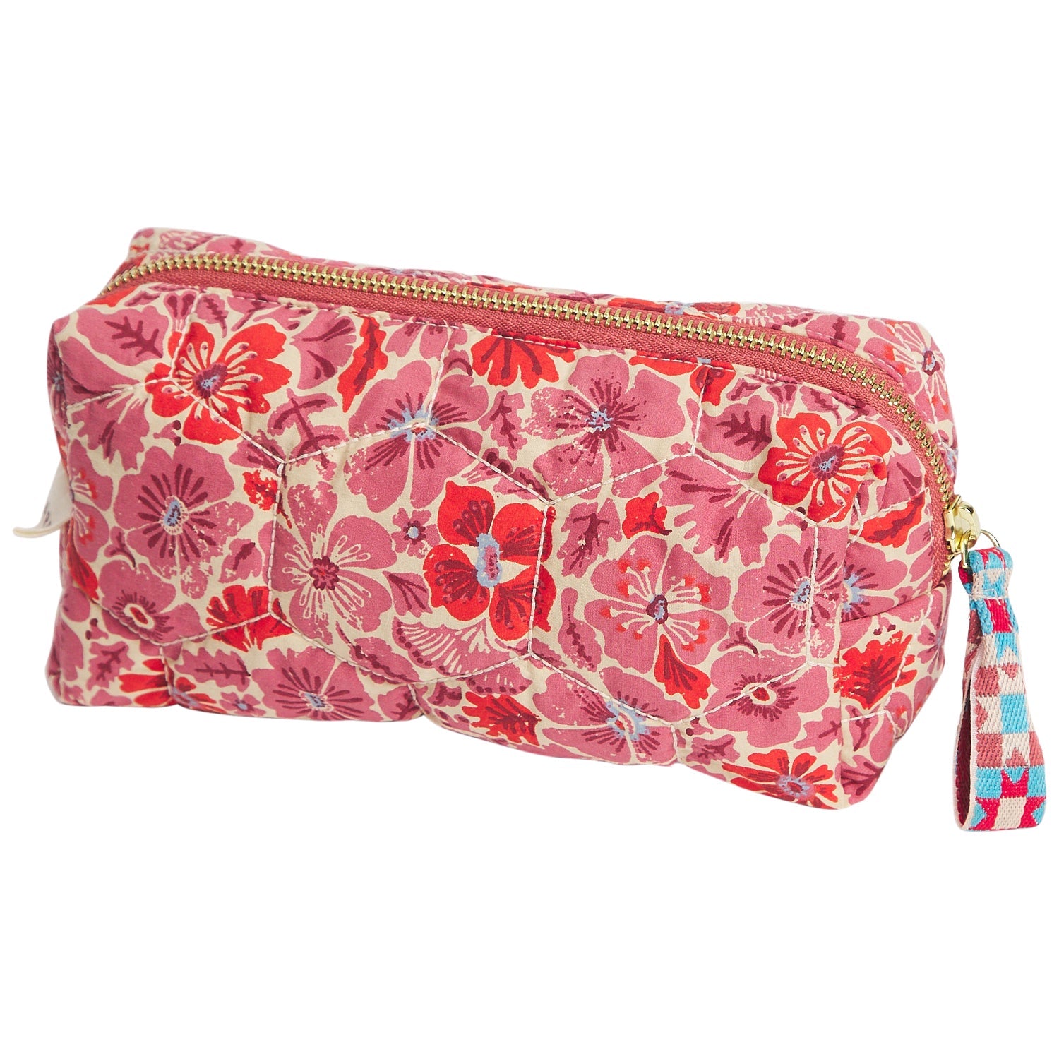 Sage x Clare Magnolia Travel Pouch - Poppy