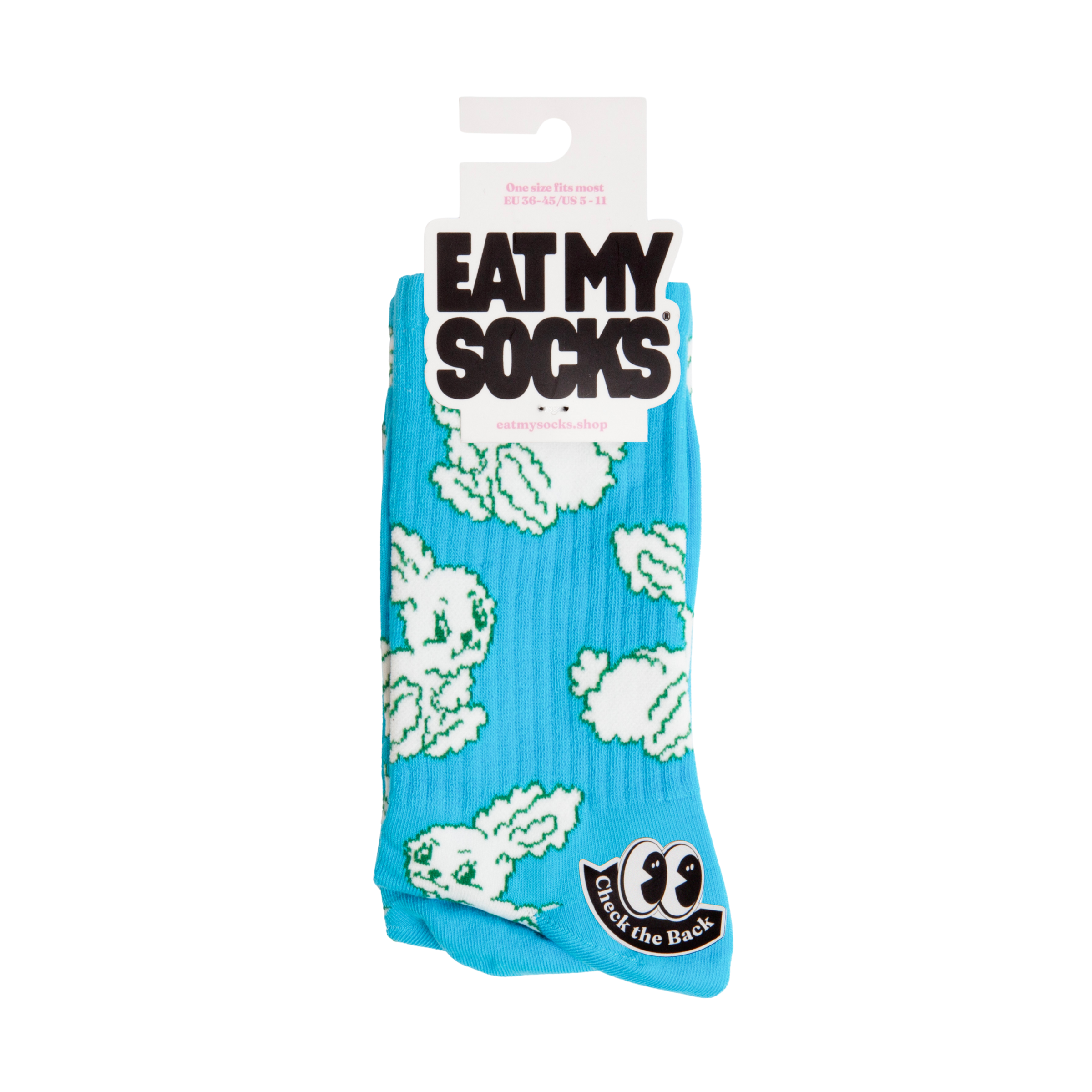 Eat My Socks Late Bunny Crew Socks