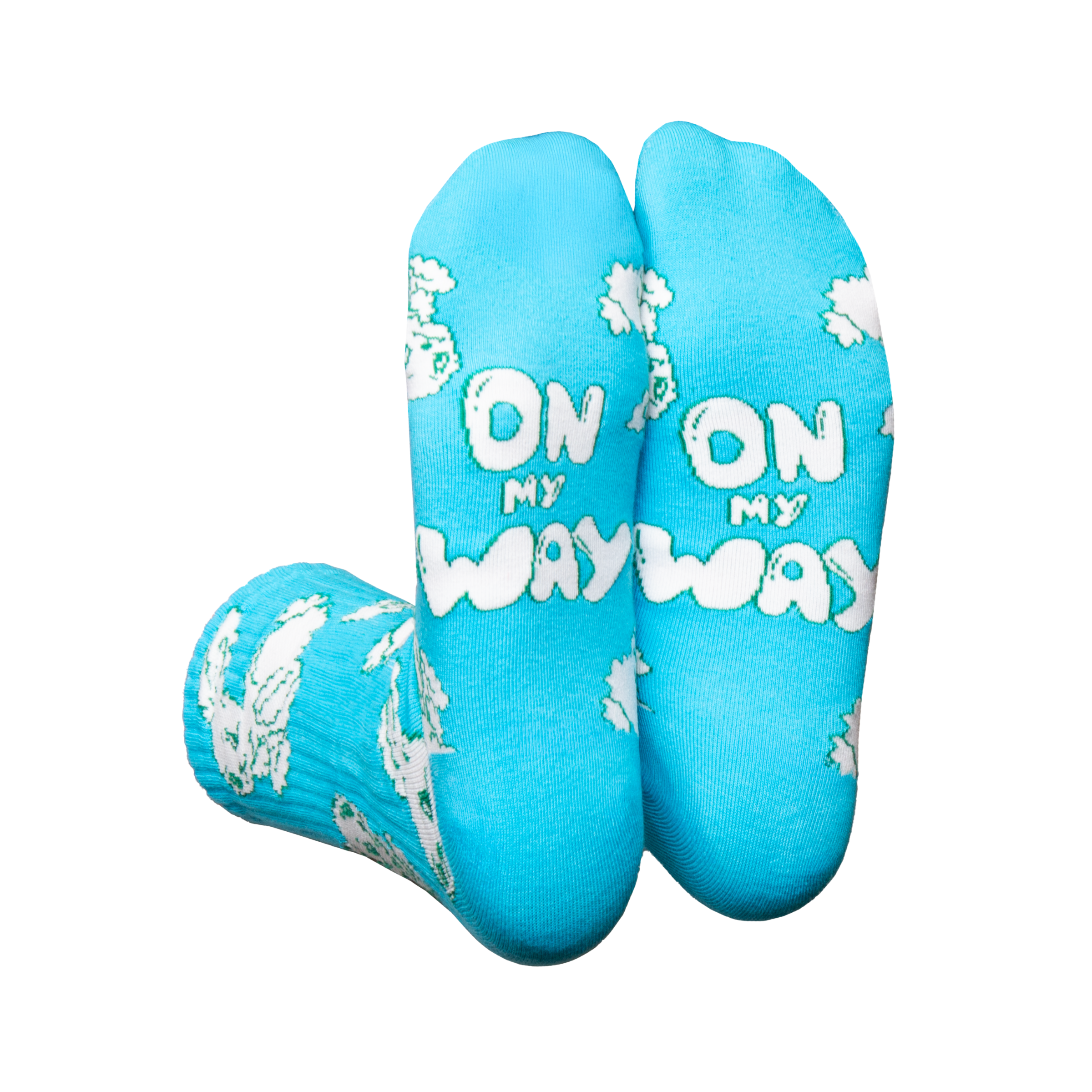 Eat My Socks Late Bunny Crew Socks