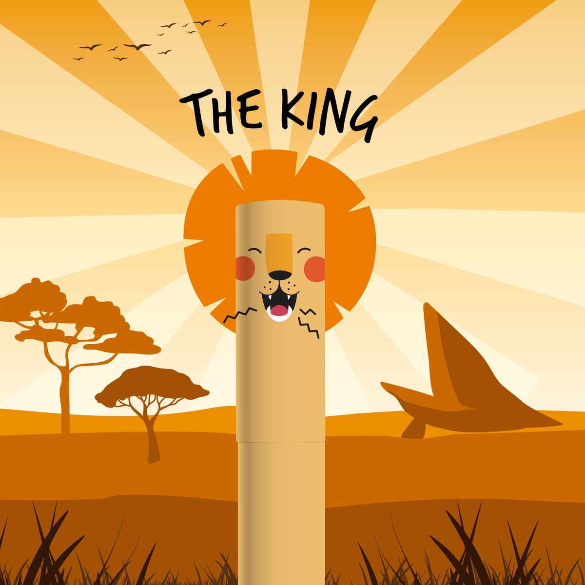Legami: Erasable Pen Lion Orange