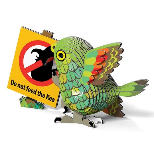 Eugy 3D Paper Model: Kea