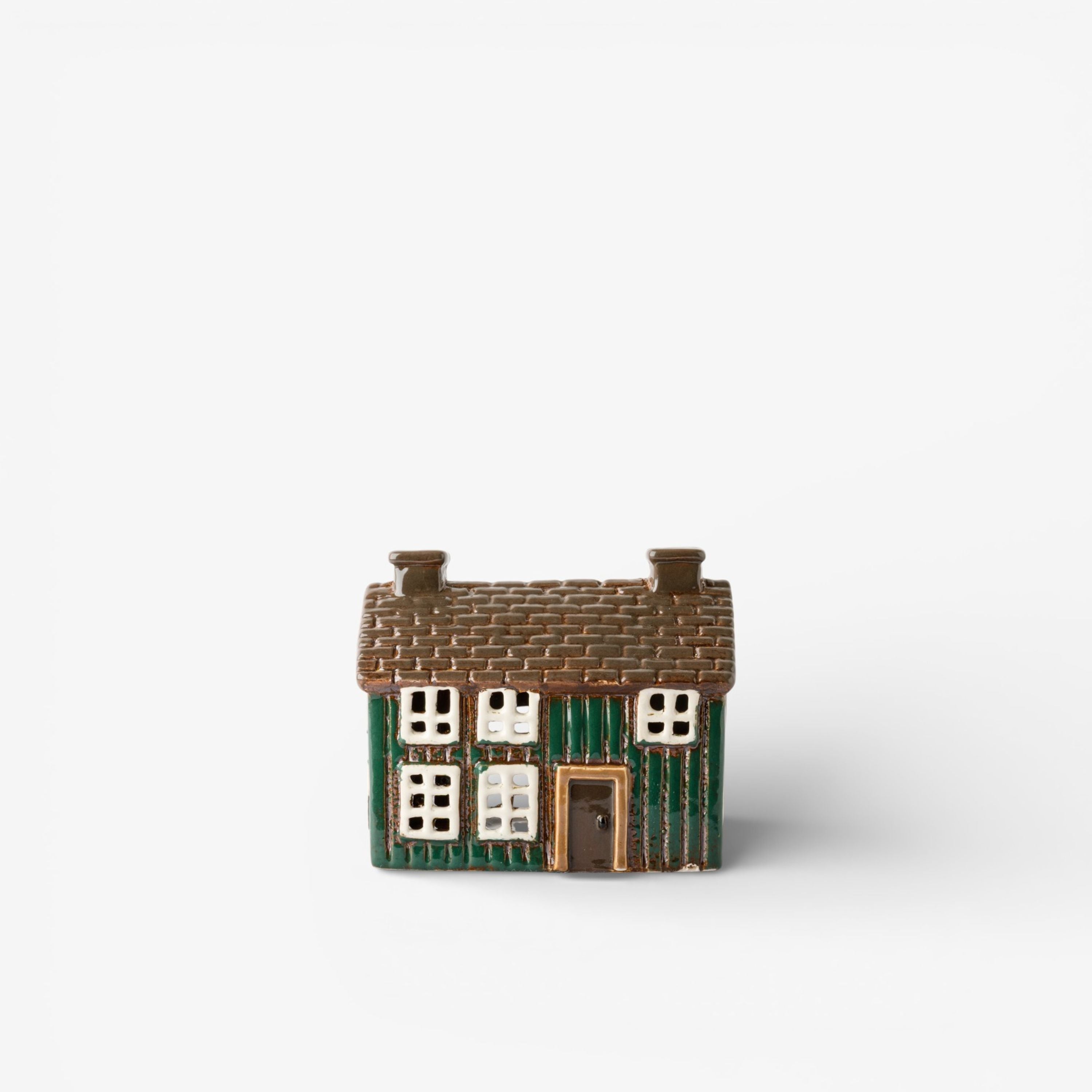 French Country Tea Light Holder - Nordgard Torp Green Cottage
