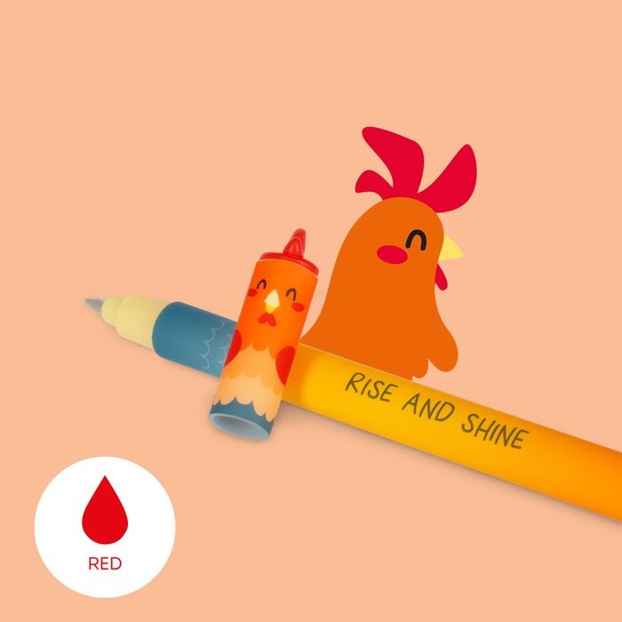 Legami: Set of 4 Erasable Gel Pen - Farm Sweet Farm