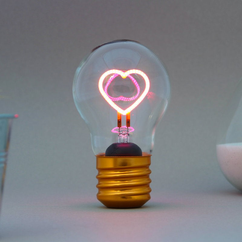 Suck UK Cordless Light Bulb - Pink Heart
