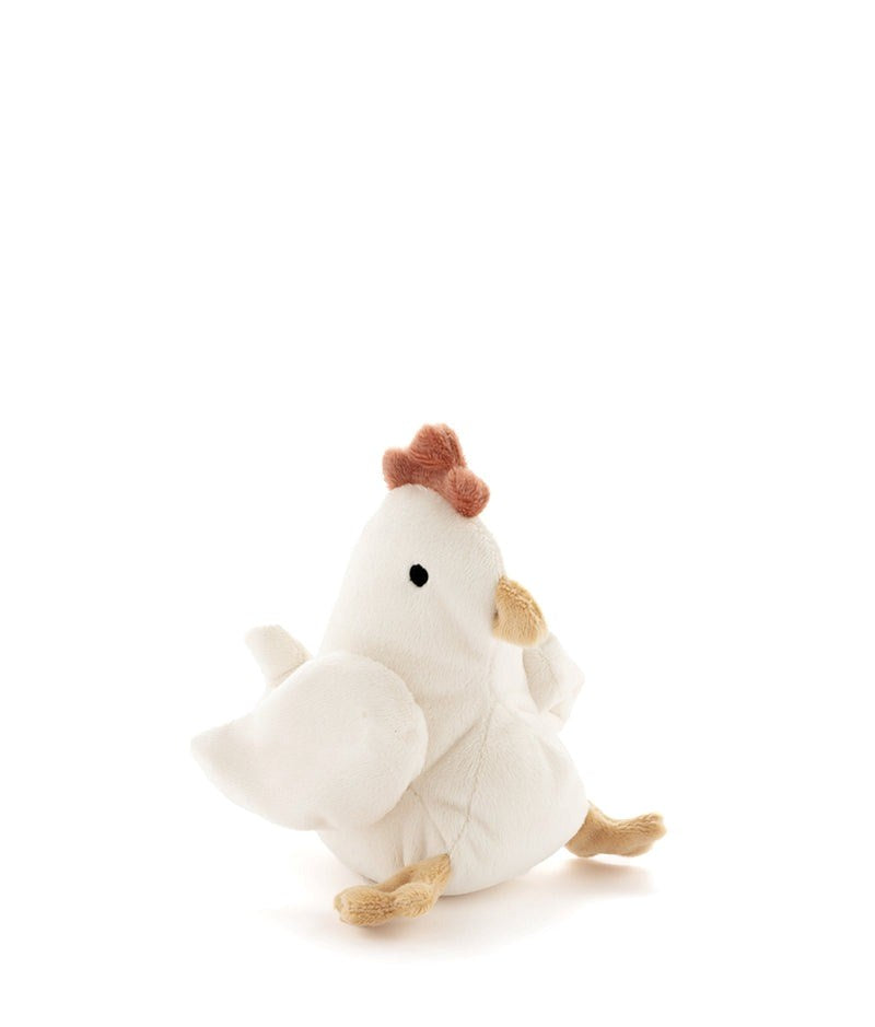 Nana Huchy: Henrietta the Hen Rattle - Cream