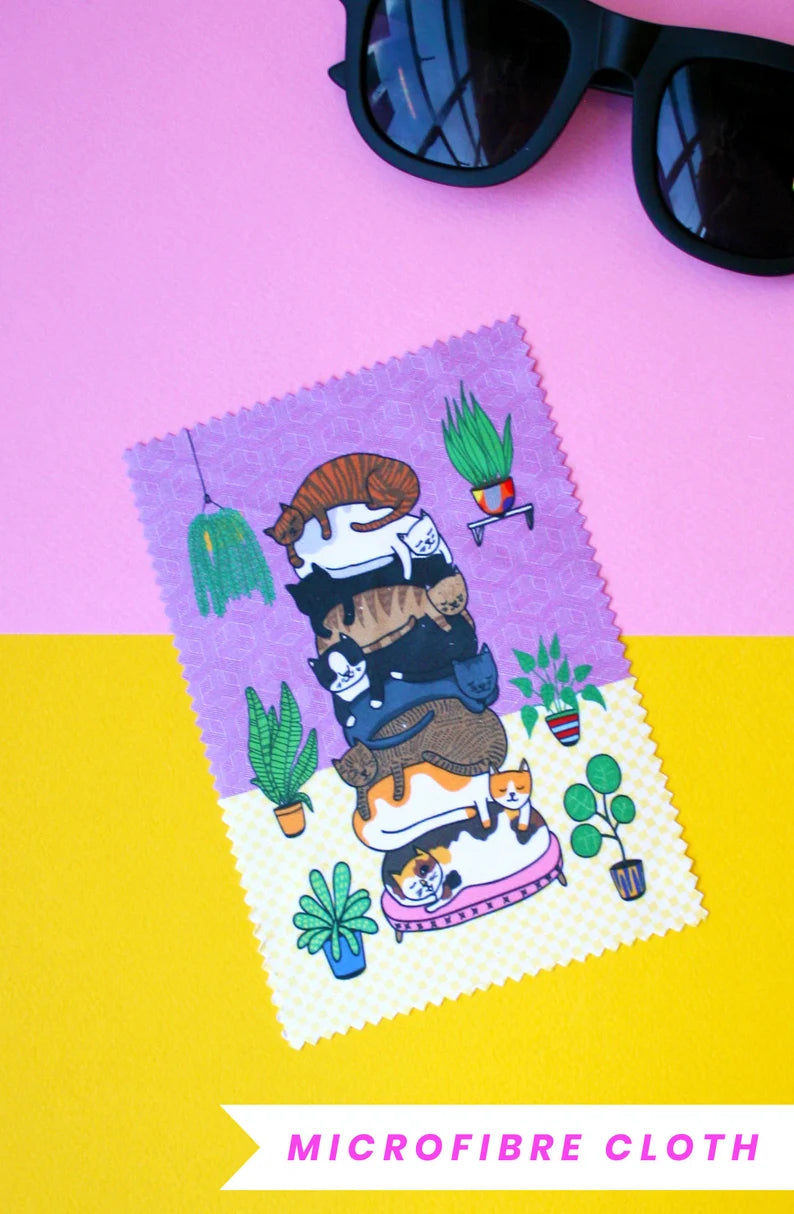 Microfibre Cloth - Cat Stack
