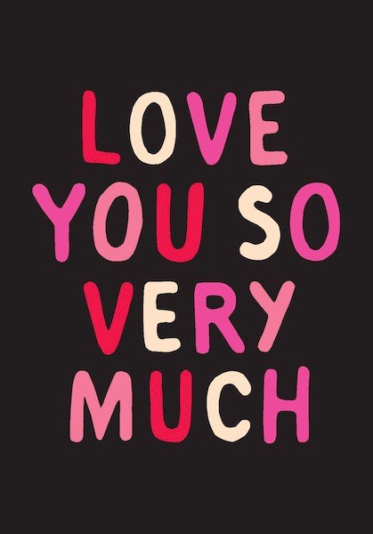 Badger & Burke: Love You So Very Much Card