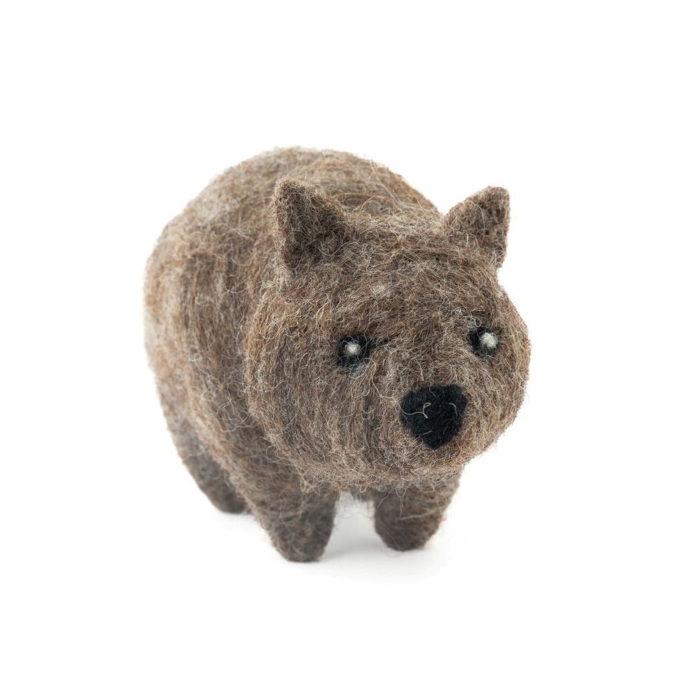Handmade Felted Wombat