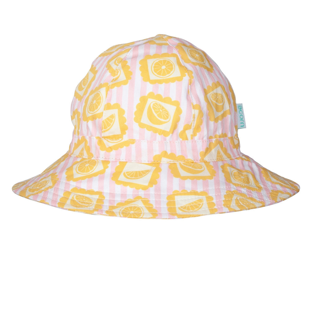 Acorn Kids Lemonade Stripe Wide Brim Sunhat