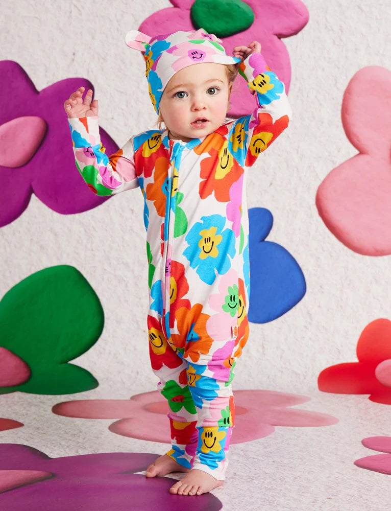 Halcyon Nights: Long Sleeve Romper Hej Blomma!