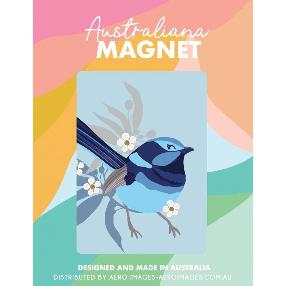 Aero Images Superb Fairy Wren Magnet