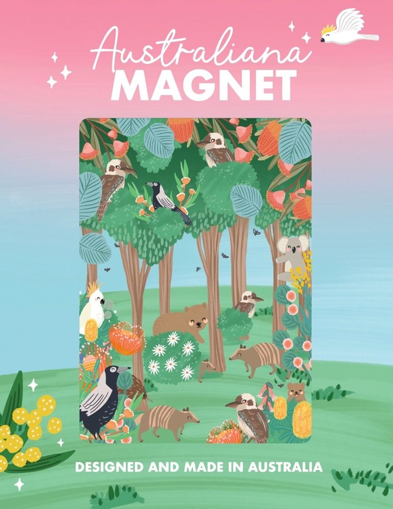 Woodland PVC Magnet