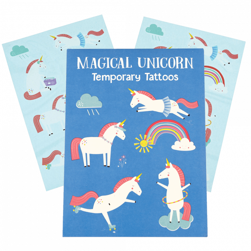Rex London Temporary Tattoos - Magical Unicorn