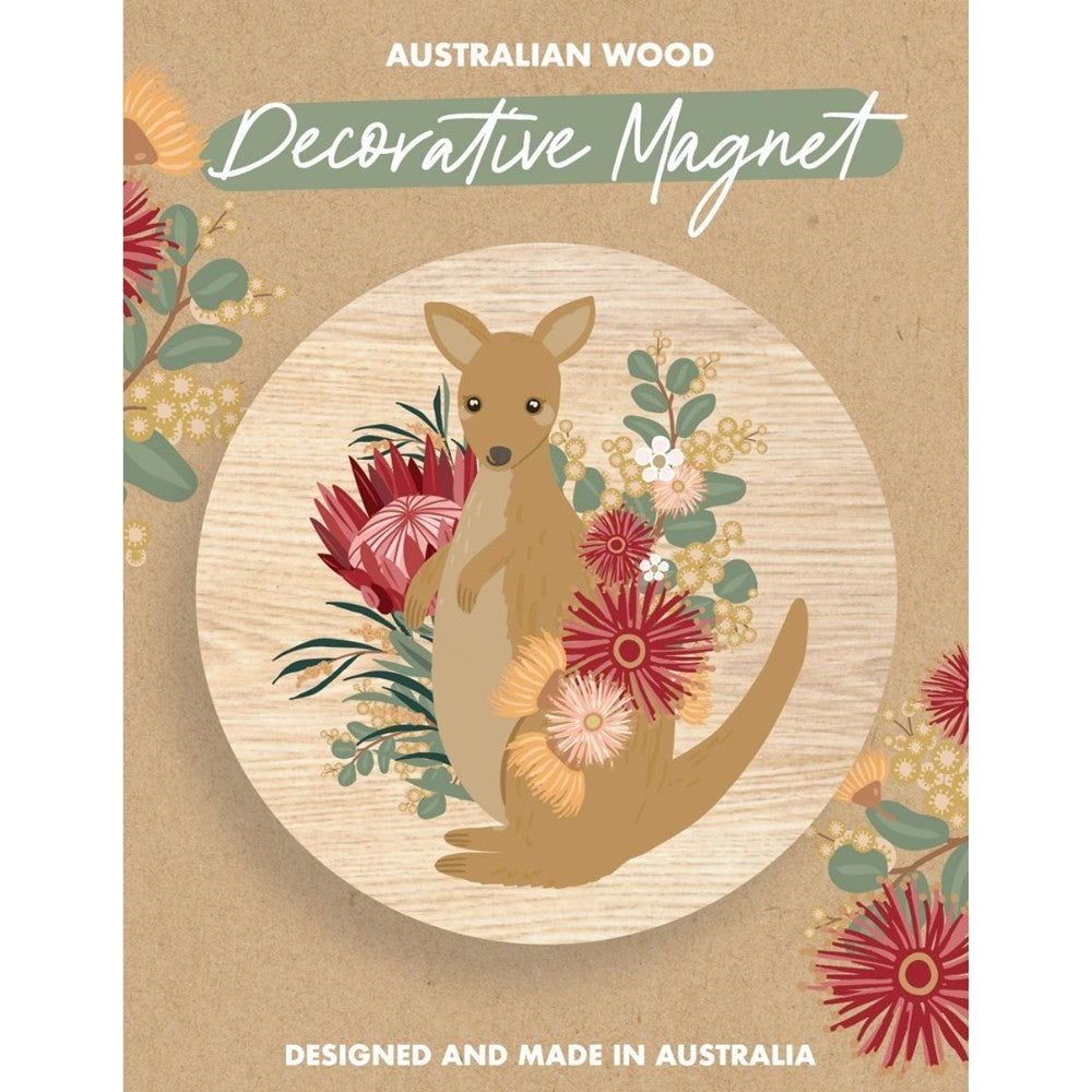 Aero Images: Decorative Magnet Kangaroo