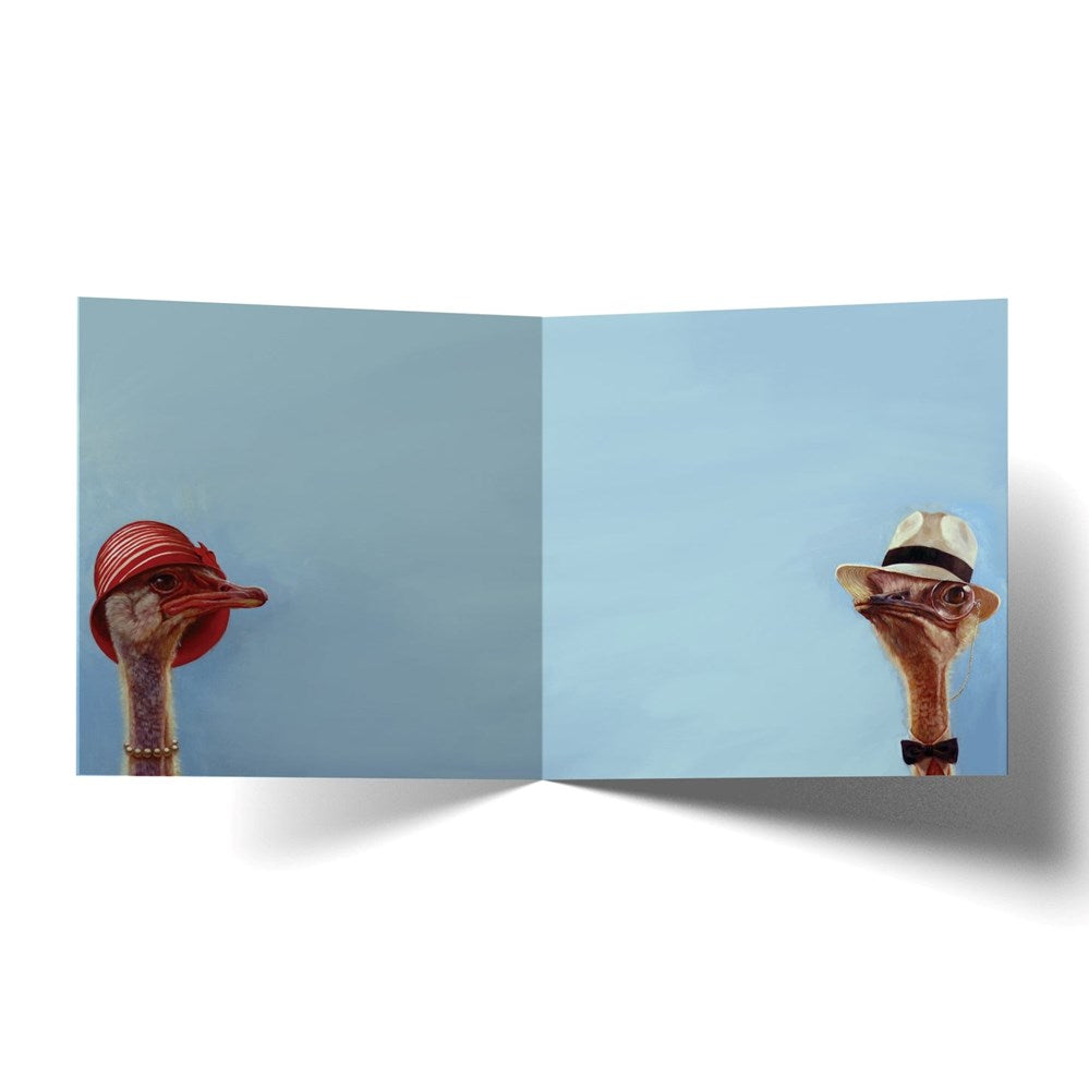 La La Land: Greeting Card Ostrich Couple
