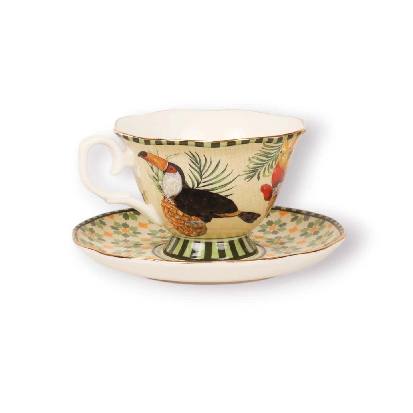 La La Land: Tea Cup & Saucer Brazilian Summer