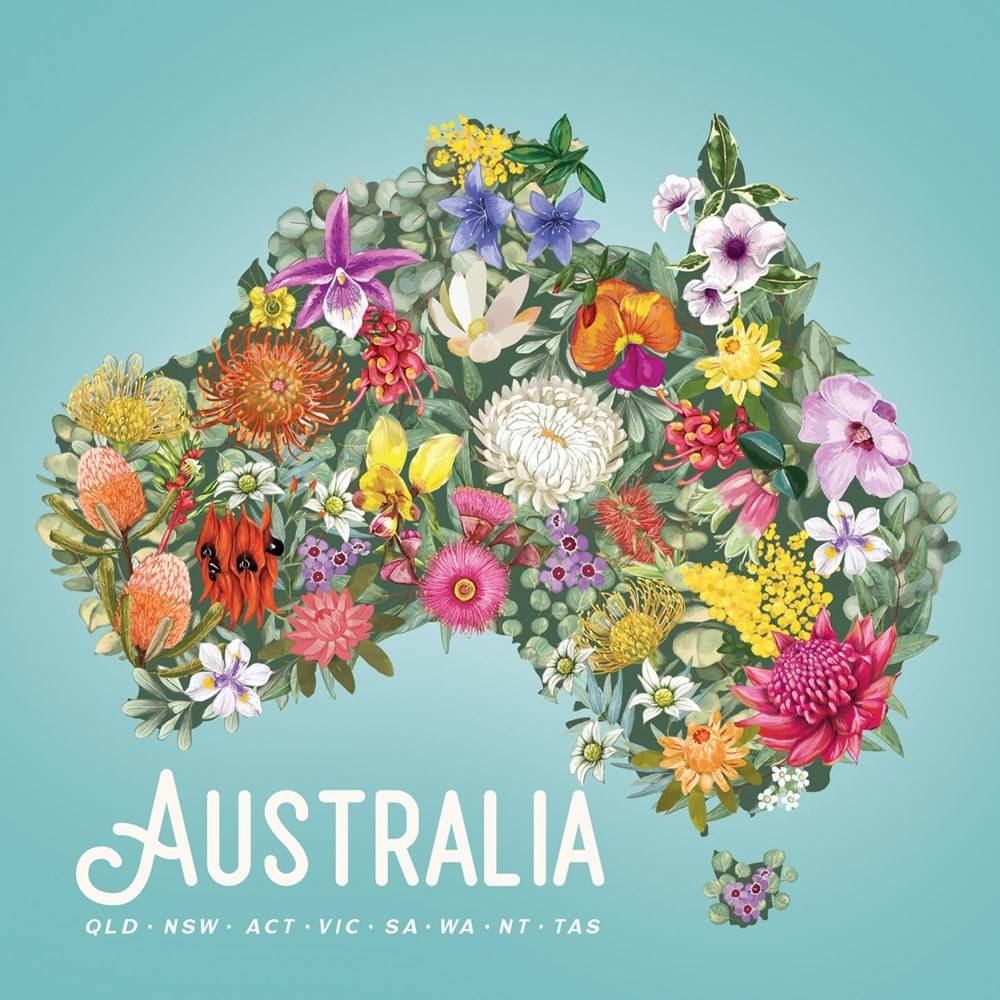 La La Land: Greeting Card Australia Map