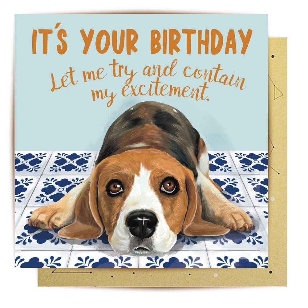 Greeting Card Containing The Excitement