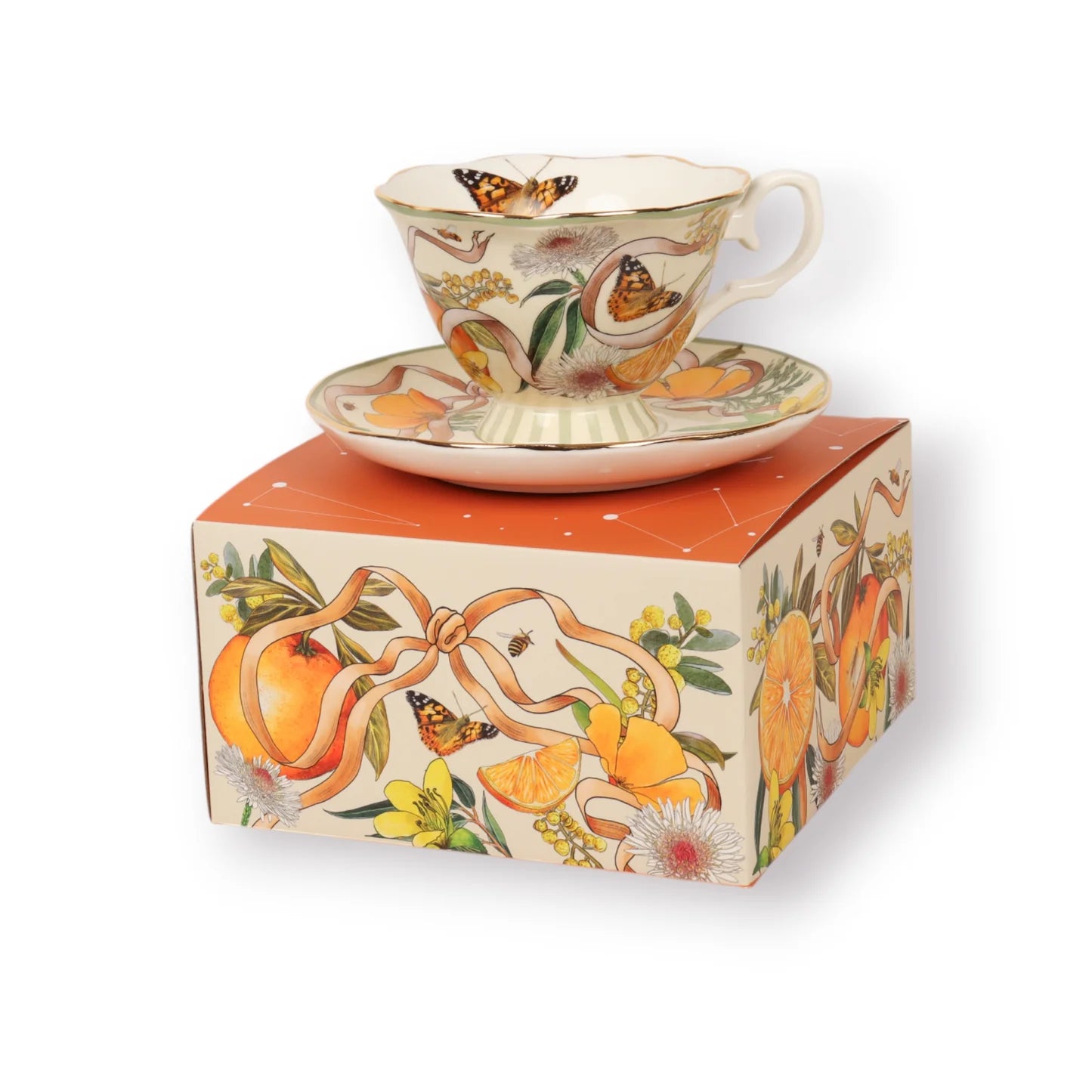 La La Land: Tea Cup & Saucer Golden Hour