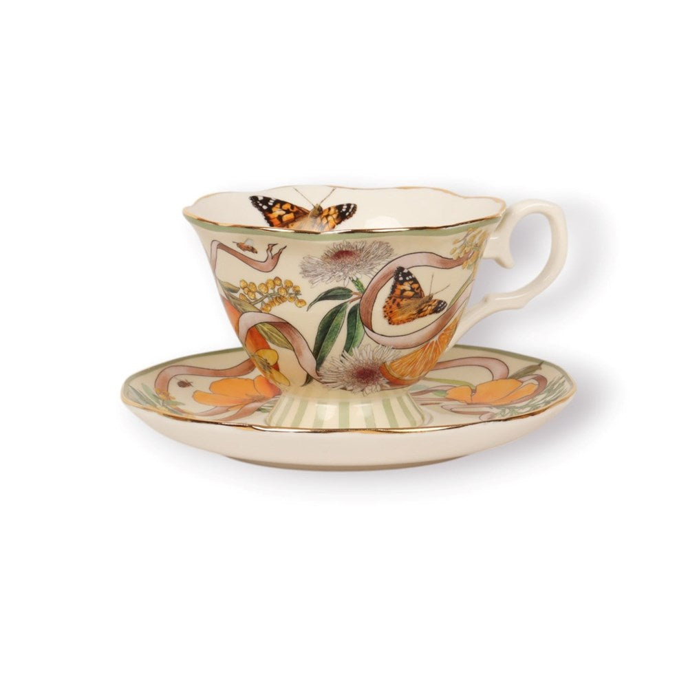 La La Land: Tea Cup & Saucer Golden Hour
