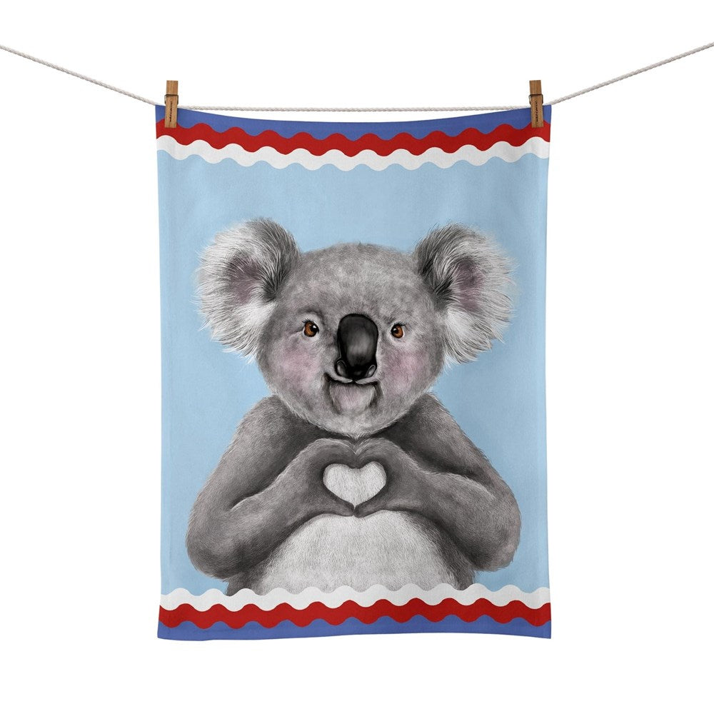 La La Land: Tea Towel I Heart Koala