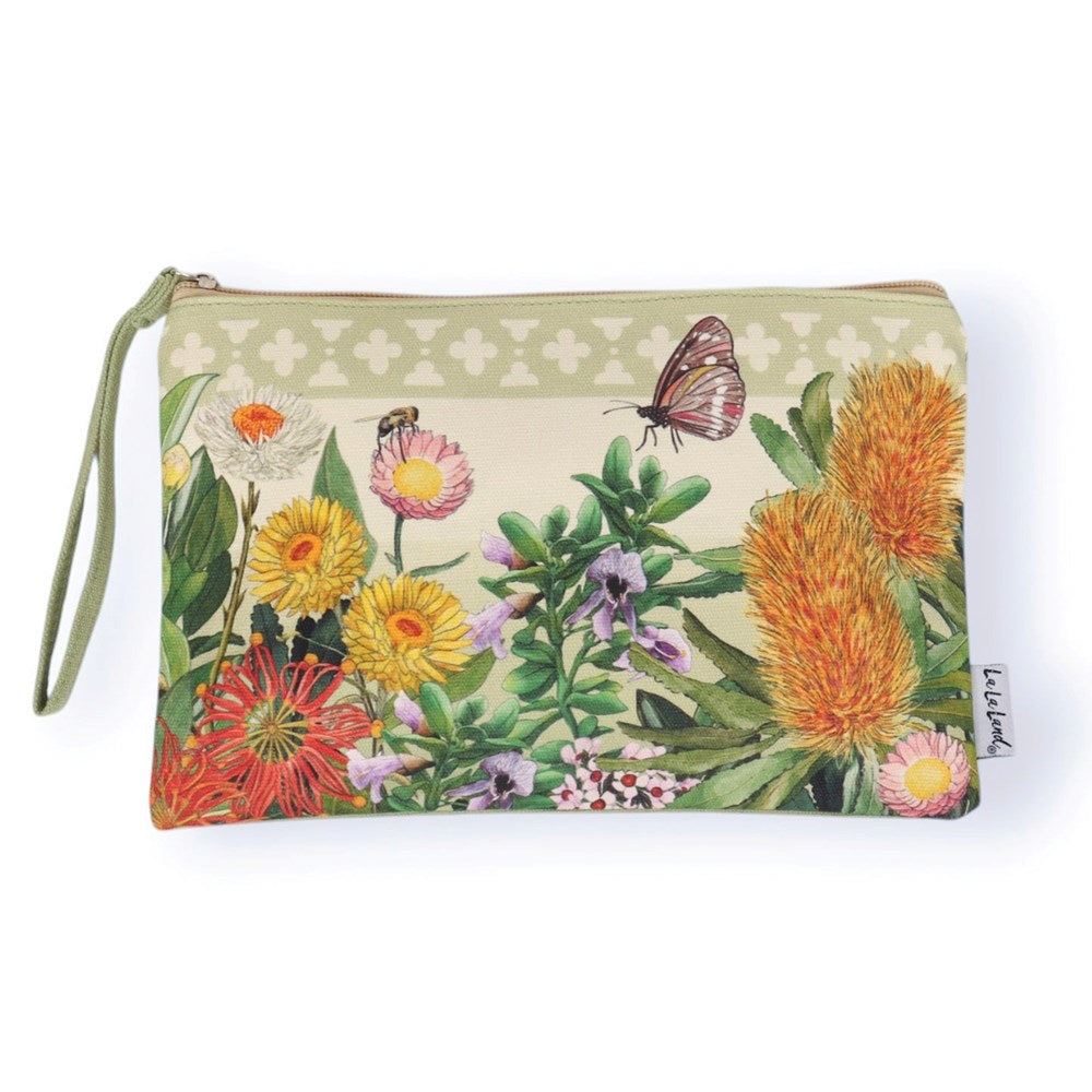 Clutch Purse Botanical Blooms Flowers
