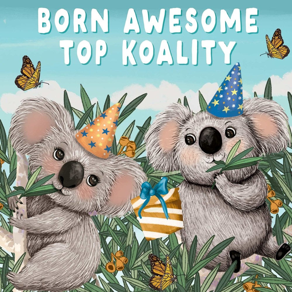 Greeting Card Garden Giggles Koalas