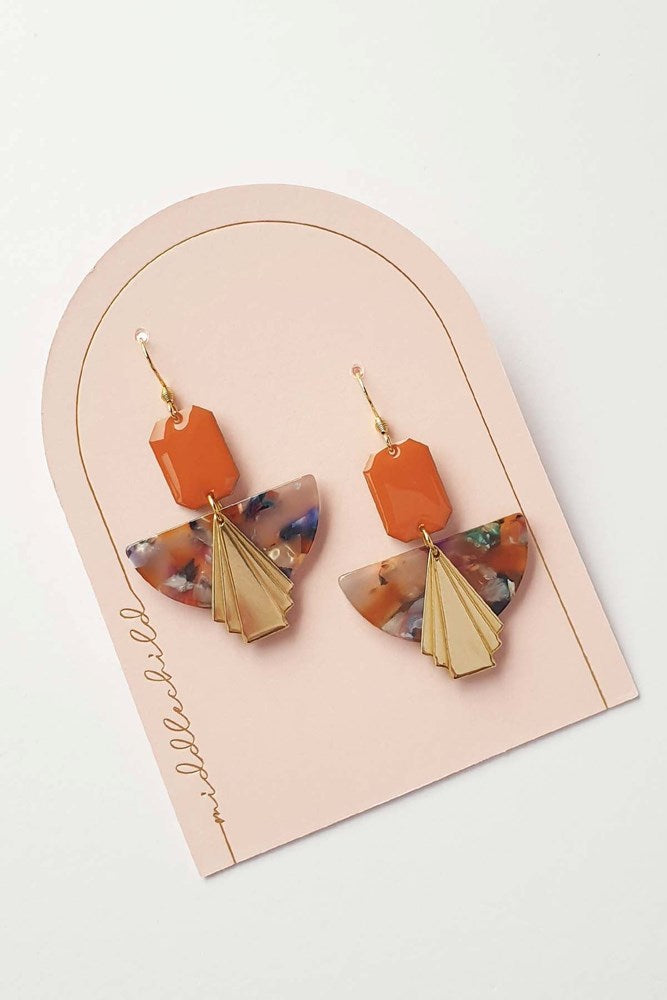 Middle Child: West End Earrings - Tan