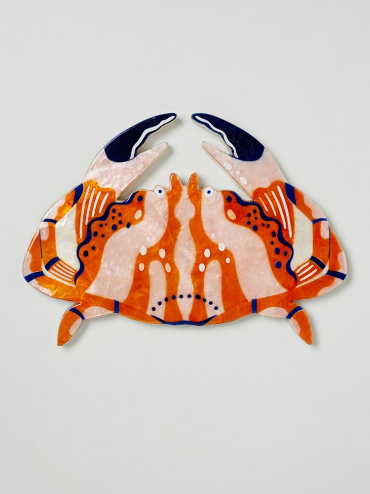Jones & Co: Beach Club Orange Crab Wall Tile