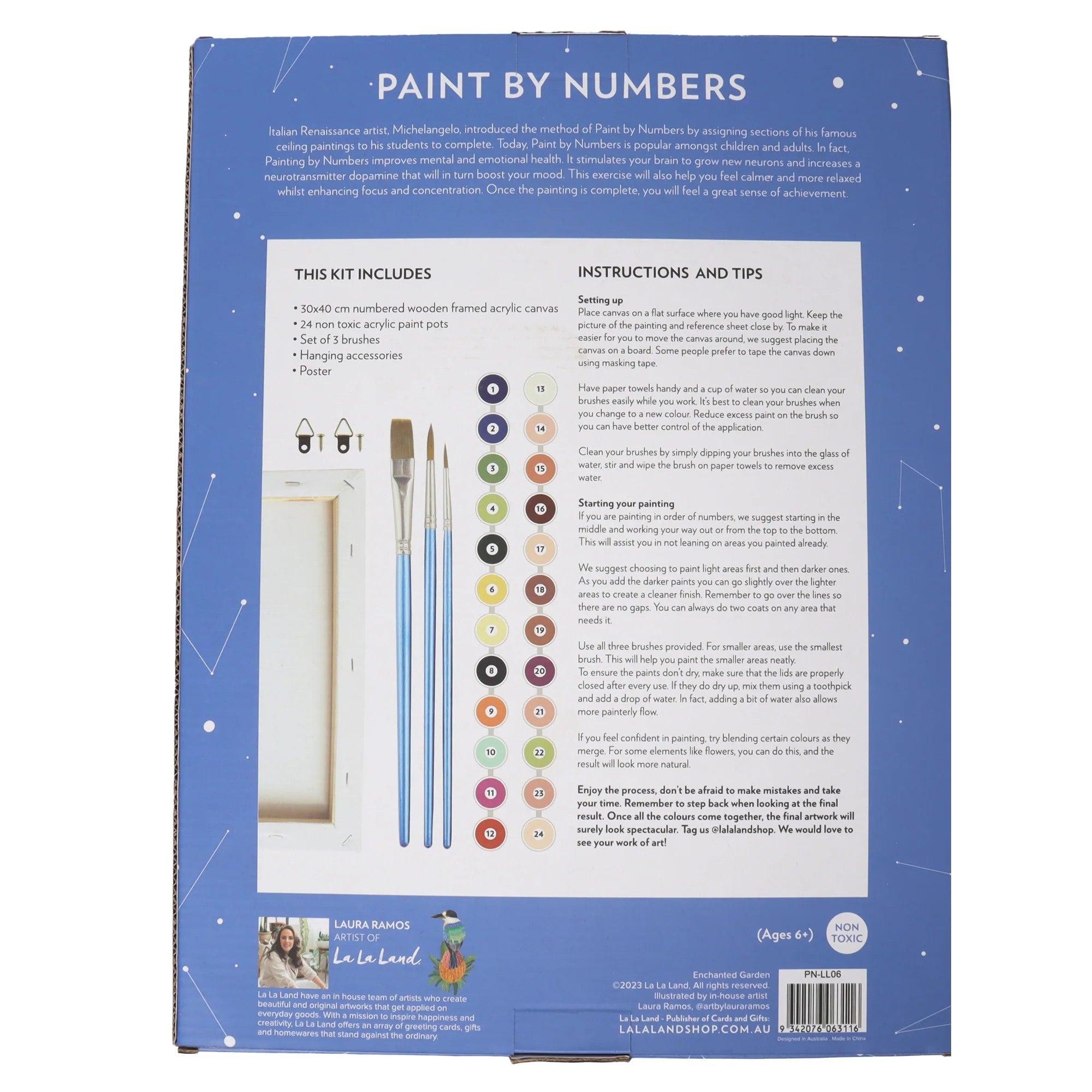 La la Land: Paint By Number Enchanted Garden