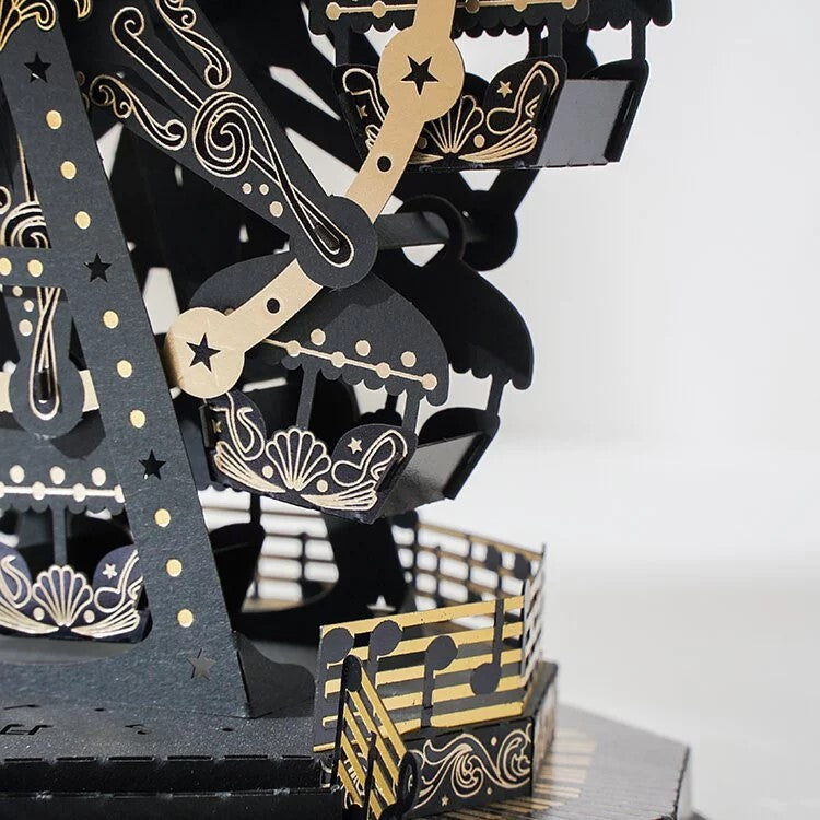 Paper Thought: Lasercut Paper Model Ferris Wheel