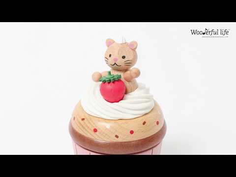 Music Box Kitten Cupcake