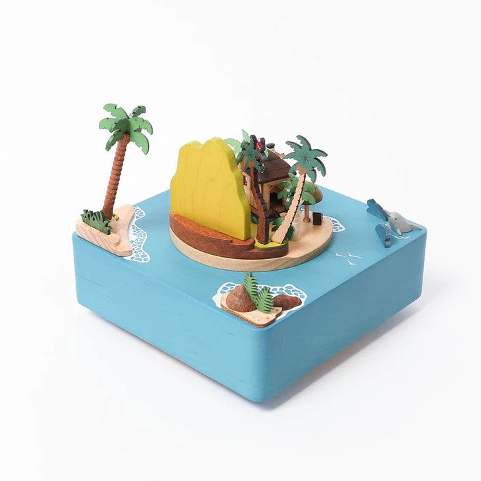Wooderful Life Music Box - Sunshine Island Surfer
